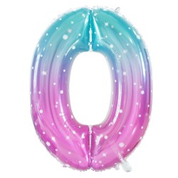 Balon różowo niebieski w...