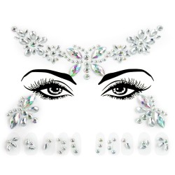 Naklejki  kryształki na...