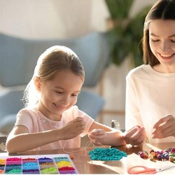 Koraliki LITERKI alfabet do bransoletek DIY 18 g