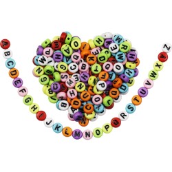 Koraliki LITERKI alfabet do...