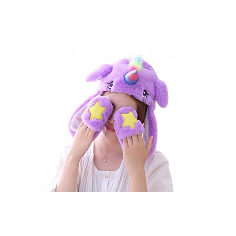 Czapka Jednorożec z ruchomymi uszami