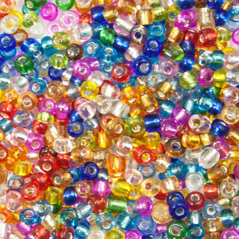 Koraliki 3mm kolorowe