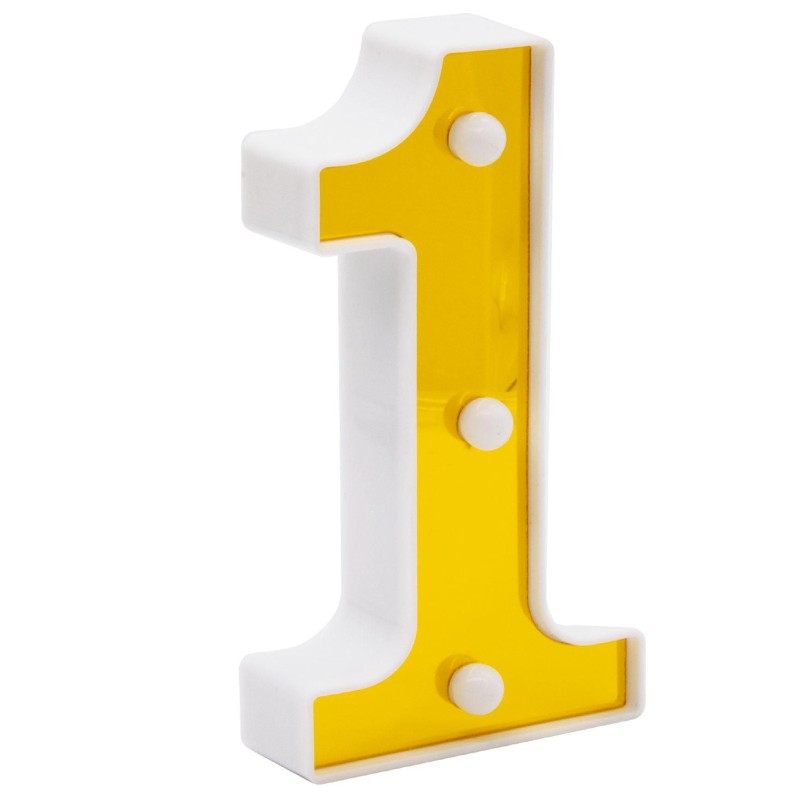 Cyfra świecąca lampka LED