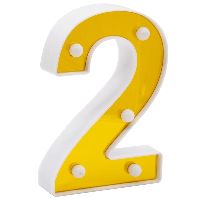 Cyfra świecąca lampka LED