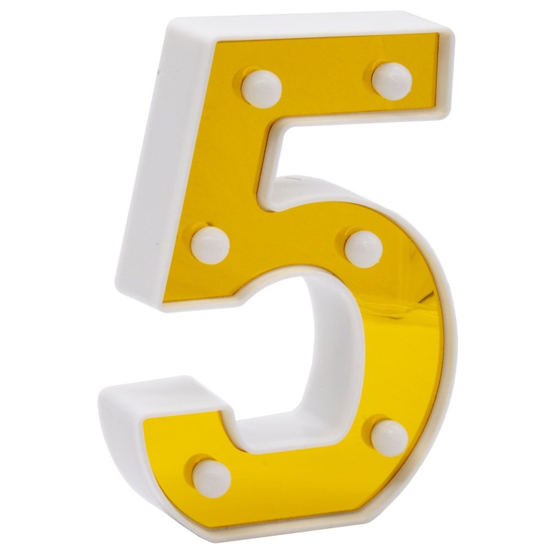 Cyfra świecąca lampka LED