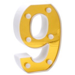 Cyfra świecąca lampka LED