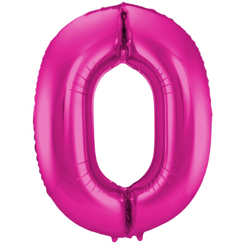 Baon cyfra 80cm różowa hot pink fuksja