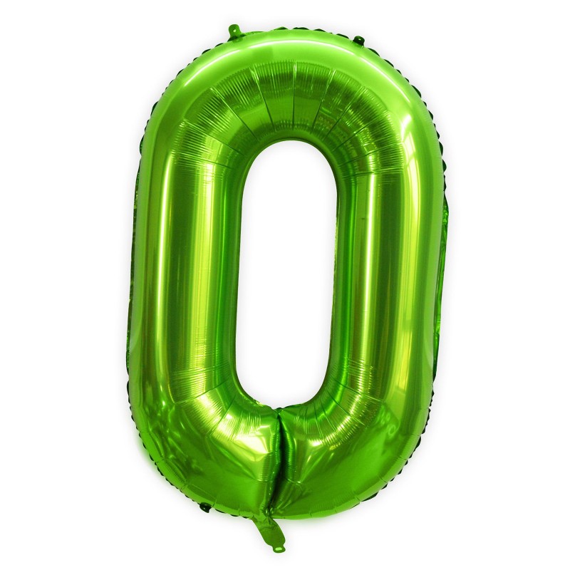 Balon cyfra zielona 100cm