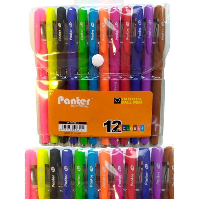 Długopisy  zestaw 12 kolorów