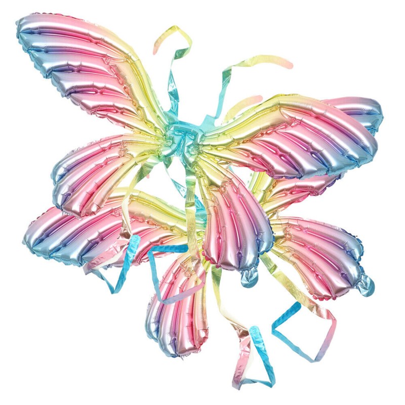 Balon Skrzydła Tęczowe Motyl