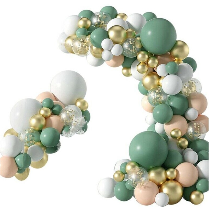 Girlanda Balonowa Oliwkowa Boho