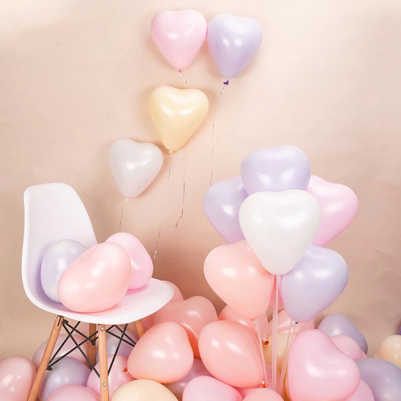 Zestaw STOJAK BALONY Serduszka