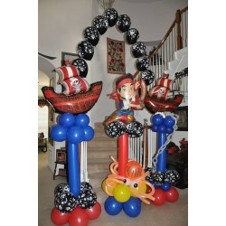 Balon foliowy Pirat Statek Dekoracja