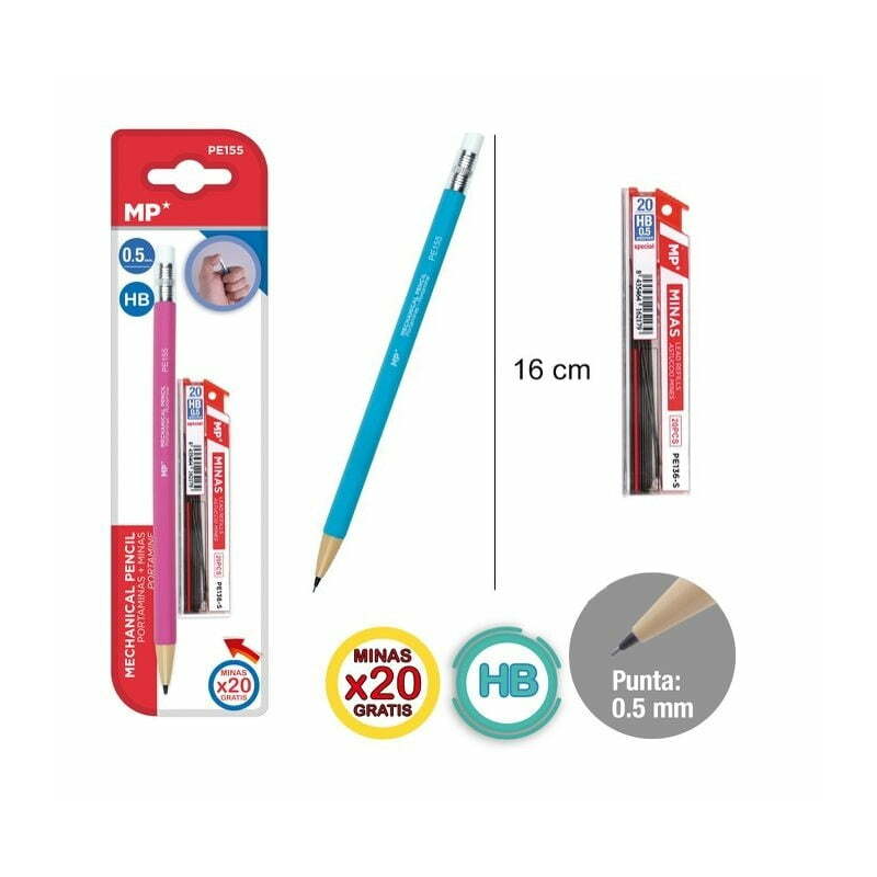 Ołówek automatyczny + wkłady HB 0,5 mm