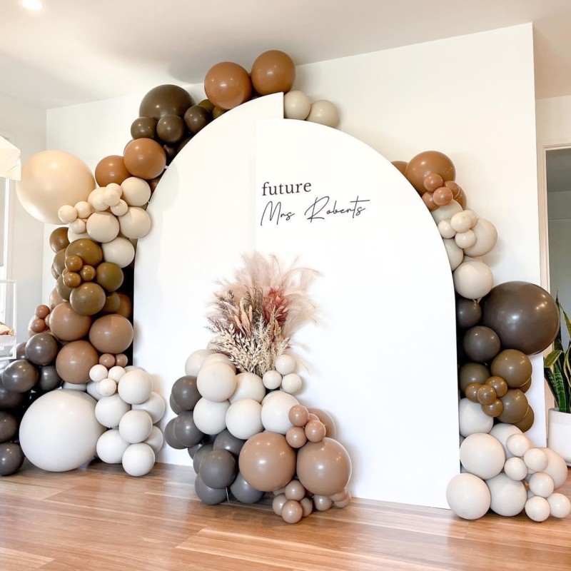 Balony satynowe metaliczne COCO Boho