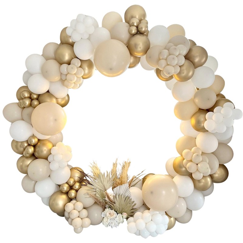 Girlanda balonowa Beżowe balony LATTE Boho