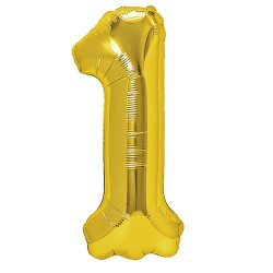 Zestaw balonów złota cyfra 80cm Zoo SAFARI Dżungla ZOO