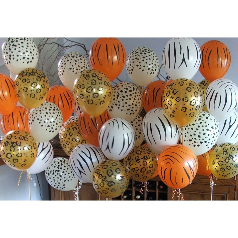 Balony lateksowe Zebra ZOO Safari