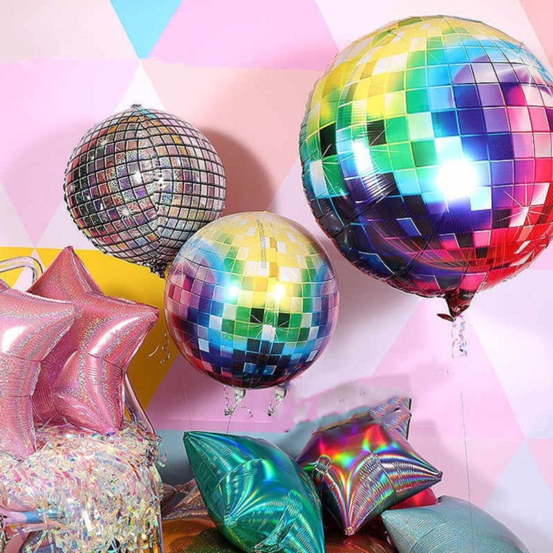 Balon foliowy Kula Dyskotekowa DISCO DANCE lata 90
