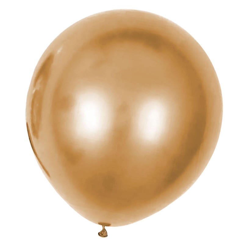 Balon lateksowy złoty Boho 45cm
