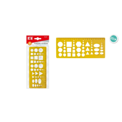 Linijka szablon geometria