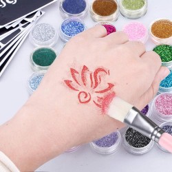 Zestaw do robienia tatuaży Tatuaże brokatowe BROKATY Tattoo Glitter Kit