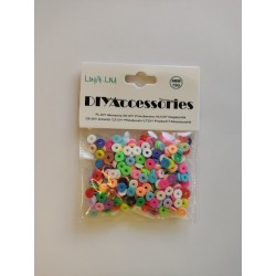 Koraliki 6mm kolorowe kółka