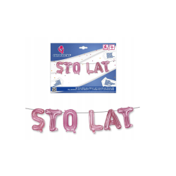 Girlanda Napis Sto Lat Rose...