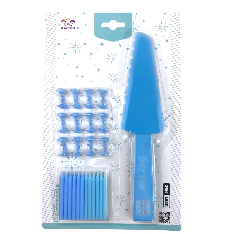 Zestaw urodzinowy świeczki łopatka do tortu ciasta