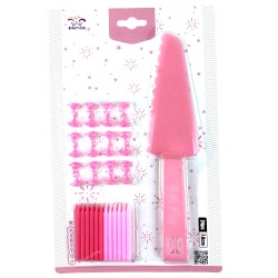 Zestaw urodzinowy świeczki łopatka do tortu ciasta