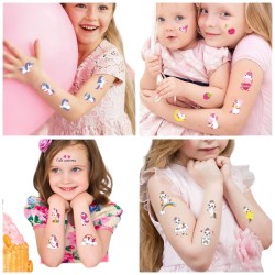 Tatuaże zmywalne kolorowe misie