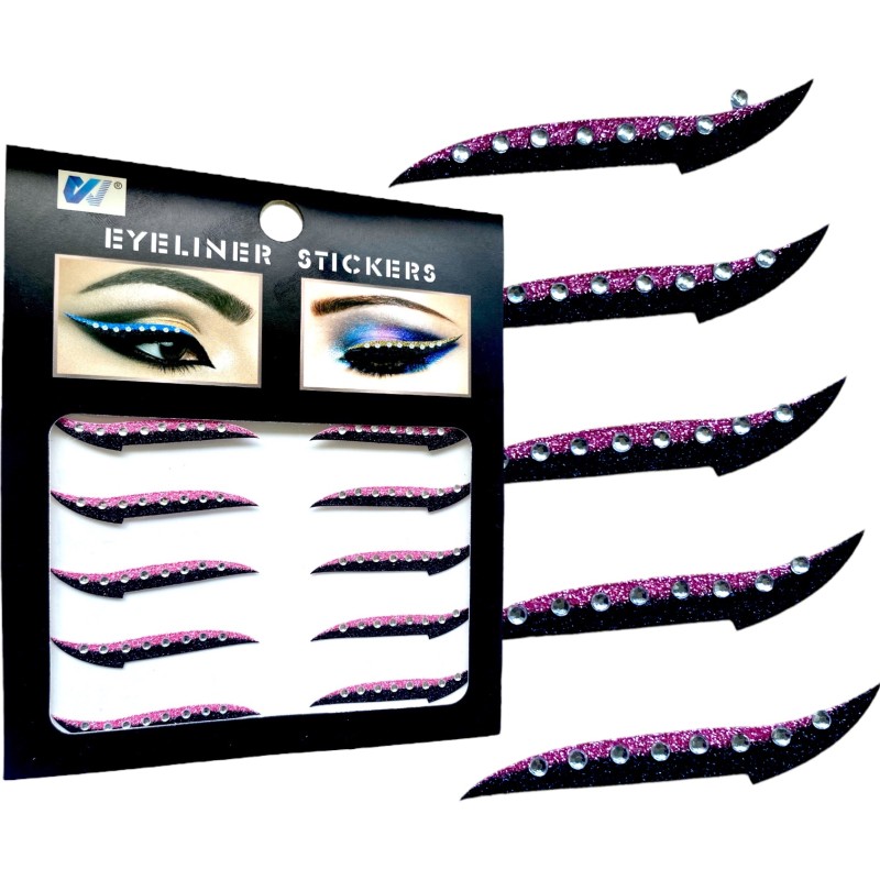 Eyeliner Naklejka na powiekę kryształki Face ART