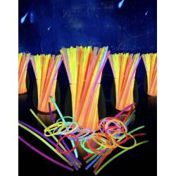 Fluorescencyjne Patyczki Bransoletki Fluo GLOW 50 szt.