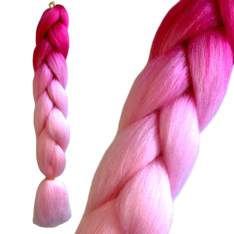 Włosy Syntetyczne Dwukolorowe