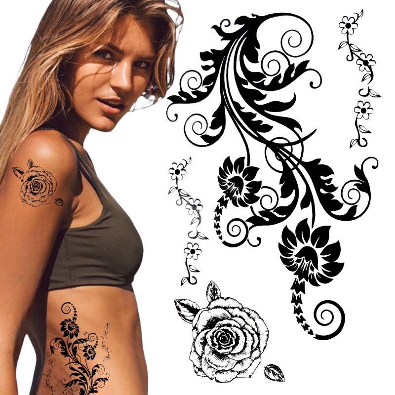 Tatuaż zmywalny czarna Henna