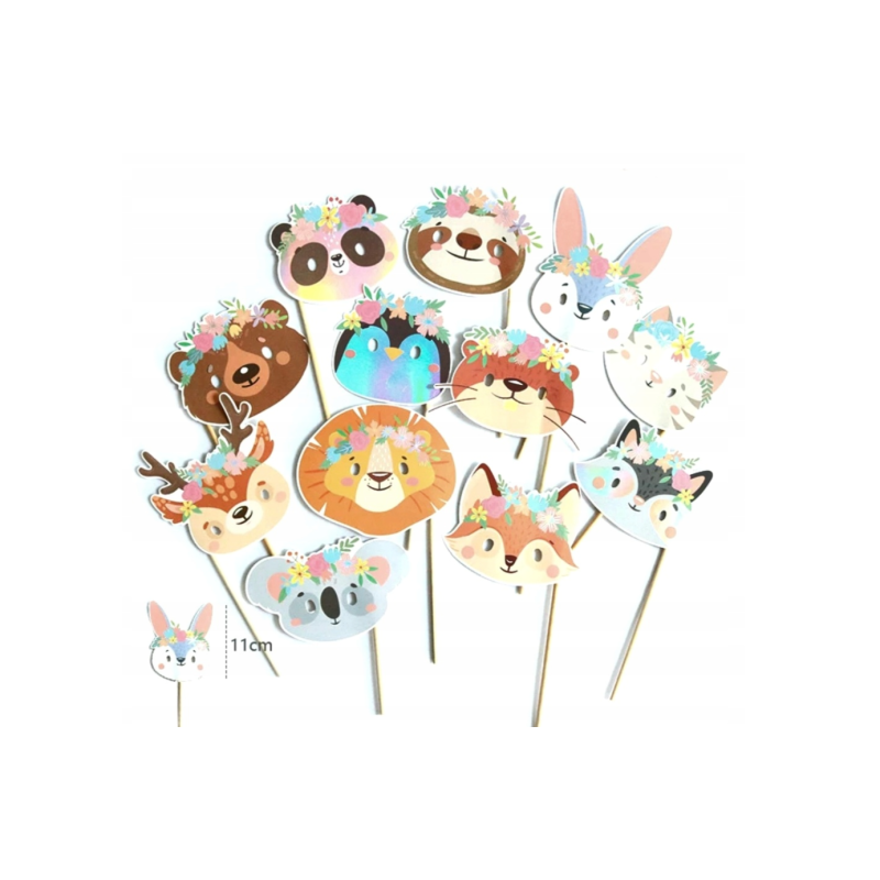 Foto rekwizyty foto budka Toppery Leśne Zwierzęta