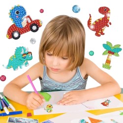 Dla dziewczynki Naklejki diamentowe mozaika diamentowa