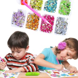 Dla dziewczynki Naklejki diamentowe mozaika diamentowa