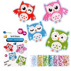 Dla dziewczynki Naklejki diamentowe mozaika diamentowa