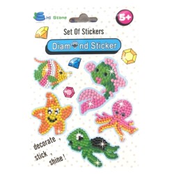 Dla dziewczynki Naklejki diamentowe mozaika diamentowa