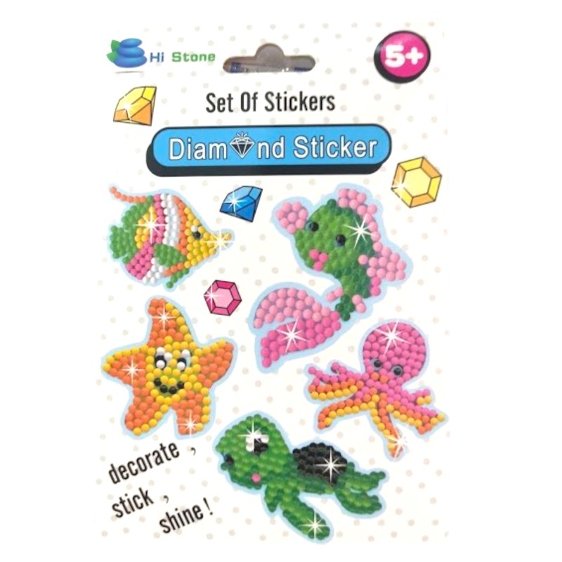 Dla dziewczynki Naklejki diamentowe mozaika diamentowa