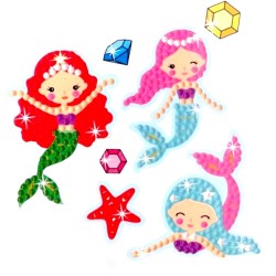 Dla dziewczynki Naklejki diamentowe mozaika diamentowa