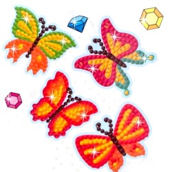 Dla dziewczynki Naklejki diamentowe mozaika diamentowa