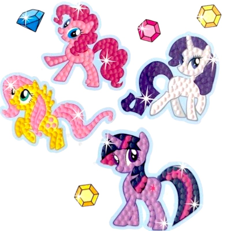 Dla dziewczynki Naklejki diamentowe mozaika diamentowa