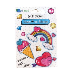 Dla dziewczynki Naklejki diamentowe mozaika diamentowa