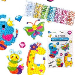 Dla dziewczynki Naklejki diamentowe mozaika diamentowa