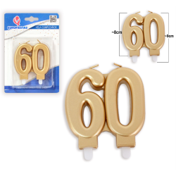  ŚWIECZKA Gold URODZINY...