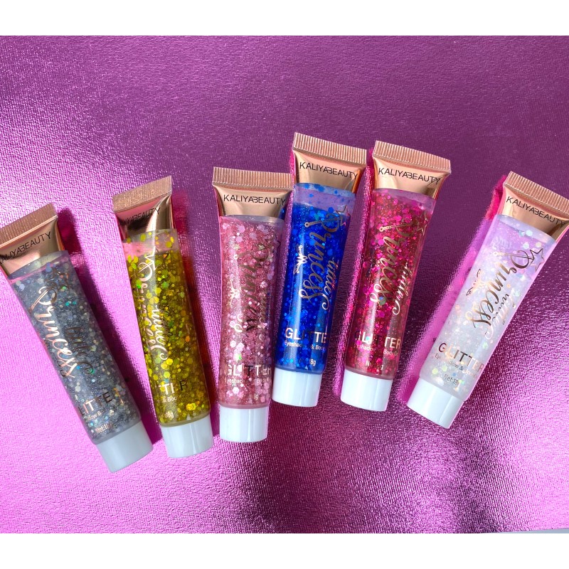 Brokat do zdobienia twarzy ciała włosów glitter GEL