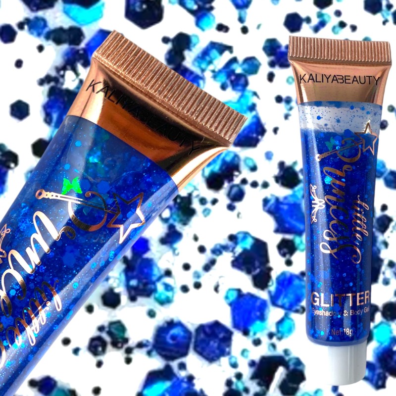 Brokat do zdobienia twarzy ciała włosów glitter GEL