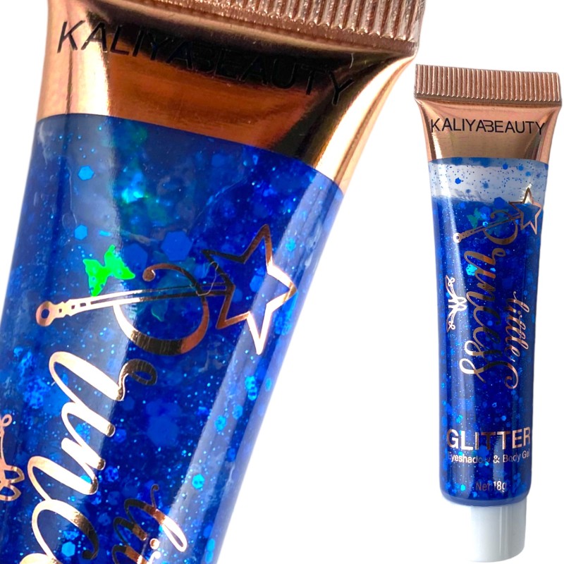 Brokat do zdobienia twarzy ciała włosów glitter GEL